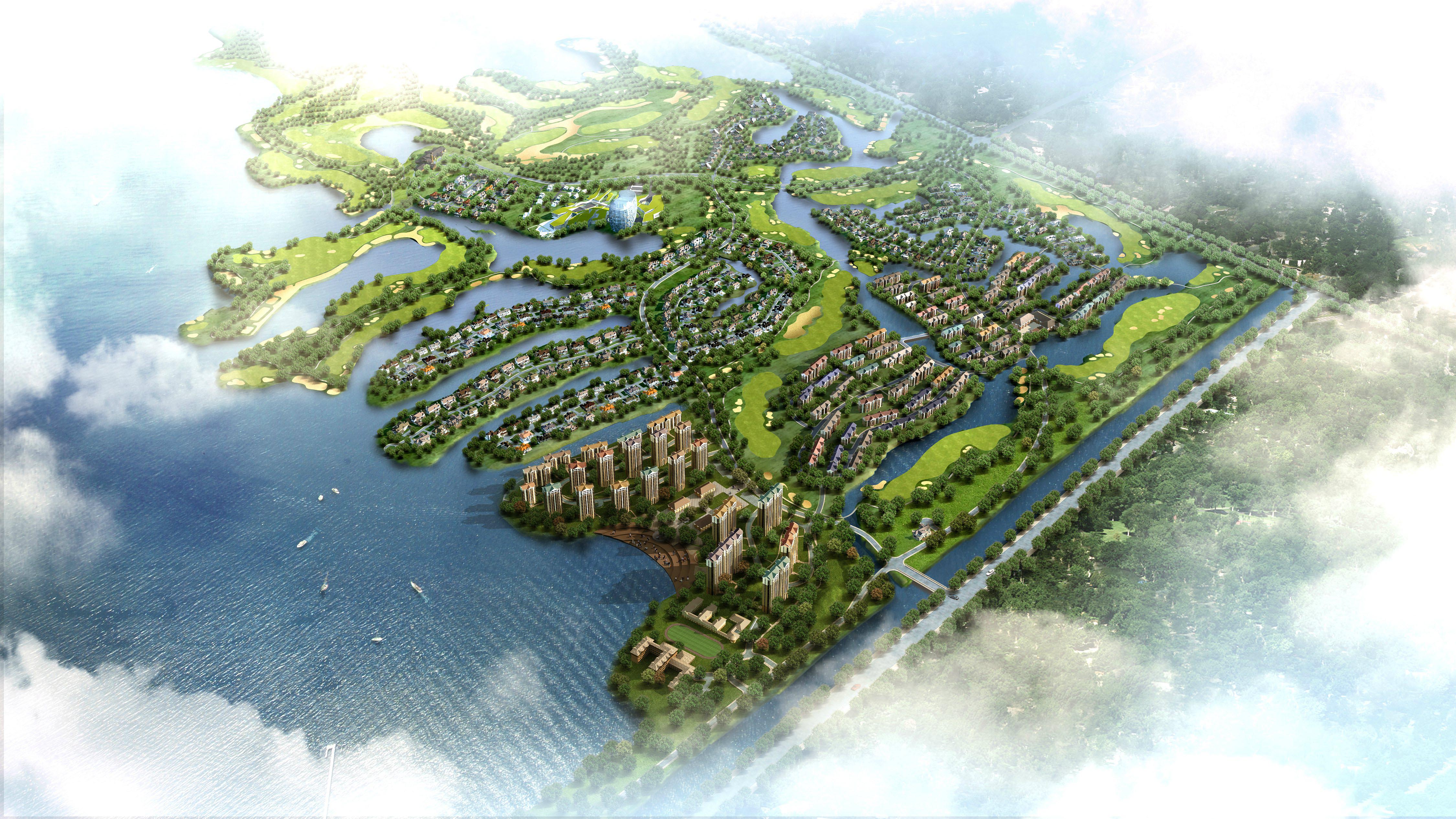 天津.滨海湖生态旅游度假区规划